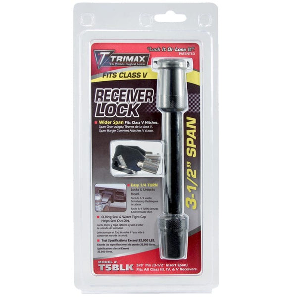 Trimax Receiver Lock - Black (T5BLACK)