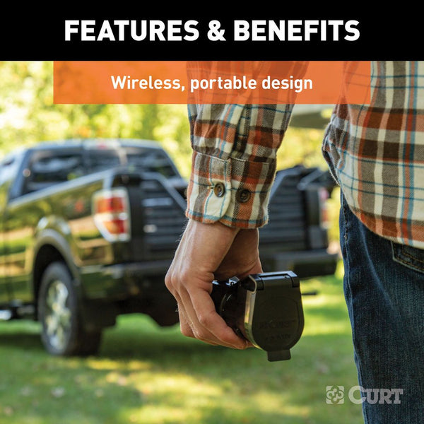 Curt Echo Mobile Trailer Brake Controller - 7- Way (Bluetooth Connection)