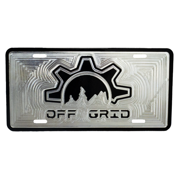 Off Grid Trailers License Plate